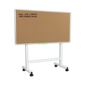 Corkboard with Stand 120cm x 240cm - A120240SV (Landscape Mode)