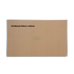 Corkboard 120cm x 240cm - A-120240