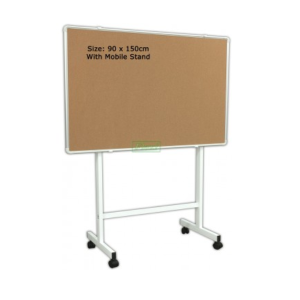 Corkboard with Stand 90cm x 150cm - A90150S