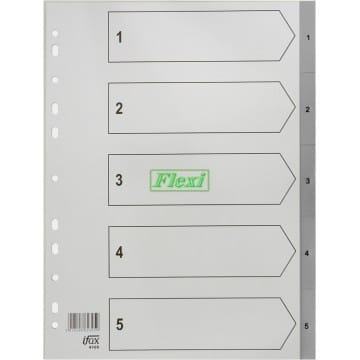 Divider Grey PP 4105 - 1-5