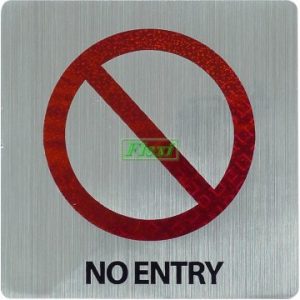 Metallic Stick On Sign - N110