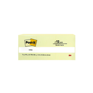 3M Post-it Notes Yellow 653/ #653-12CY