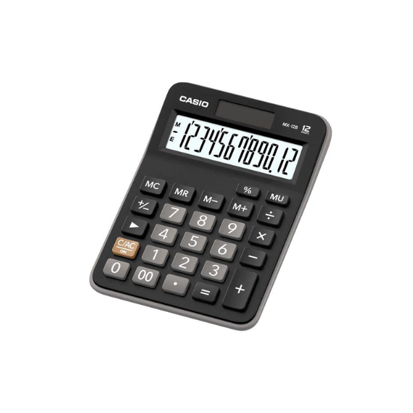 Casio Calculator 12 Digits Black MX-12B