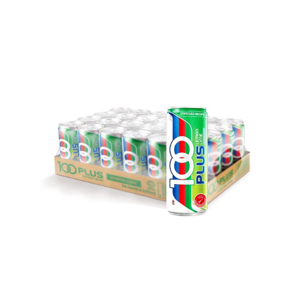 100 Plus Lemon Lime 325ml x 24 Cans