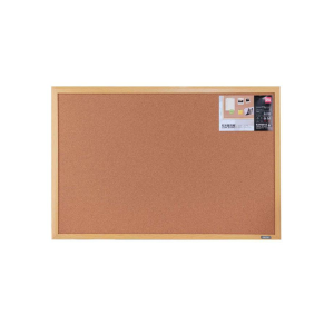 Deli Cork Notice Board with Wooden Frame 60 x 90 x 2cm 8764
