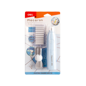Deli Macaron Electric 2 In 1 Eraser EH02701