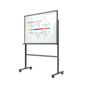 Deli Magnetic Tempered Glass Board with Stand 90 x 120cm 8738