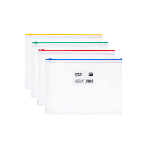 Deli PVC View Zip Bags A4 E5526