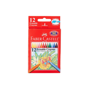 Faber-Castell 12 Erasable Crayons Hexagonal PL122312