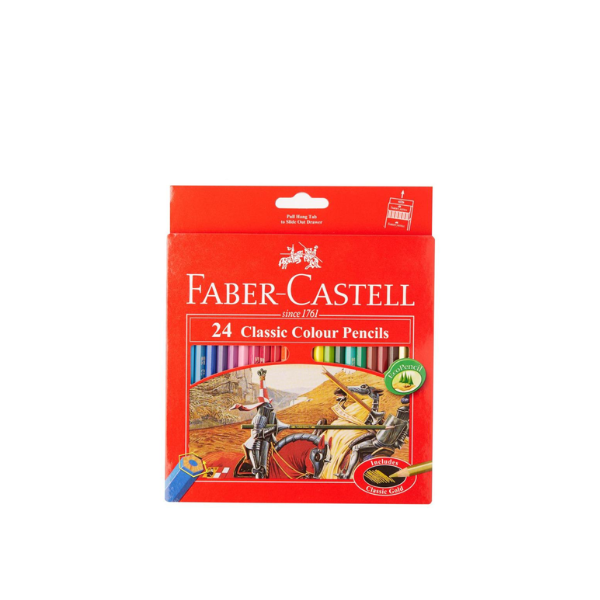Faber-Castell Classic 24 Long Colour Pencils PL115854