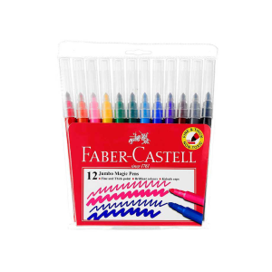 Faber Castell Jumbo Magic Pen 154512 12 Colours
