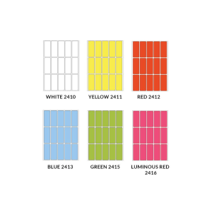 HERMA Adhesive Colour Labels 20 x 50mm