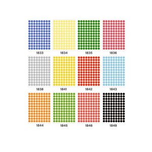HERMA Adhesive Round Labels Colour 8mm