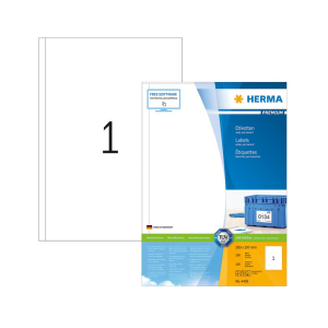 HERMA Premium White Labels 200 x 297mm 4458
