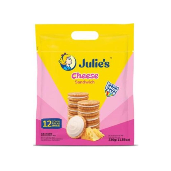 Julie's Cheese Sandwich Biscuits 330g