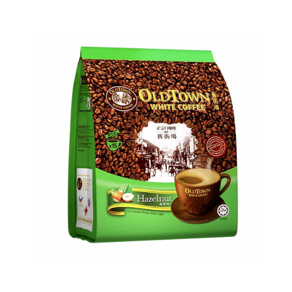 Old Town 3 in 1 Instant White Coffee Hazelnut