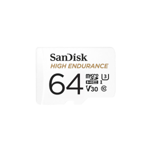 Sandisk High Endurance Video Monitoring Card for Car Recorders & CCTVs Micro SDHC (64GB)