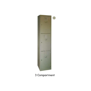 Super 5 Locker 3 Compartments Grey LK-93A
