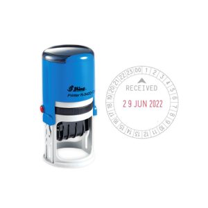 Shiny Self Inking Time and date Stamp 24 Hours R542D-T24