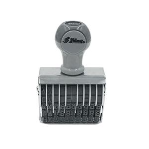 Shiny 10 Band Number Stamp with Alphabet 5 mm N310A