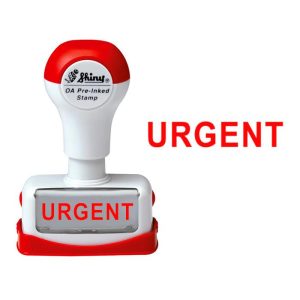 Shiny OA Pre Inked Stamp Urgent NU03