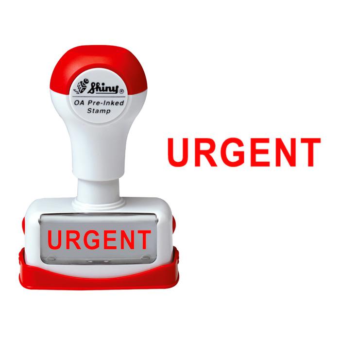Shiny OA Pre Inked Stamp Urgent NU03