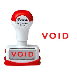 Shiny OA Pre Inked Stamp Void NV02