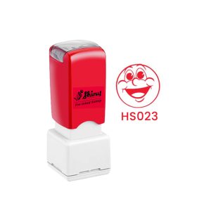 Shiny OA Pre Inked Teacher Stamp Happy Face HS023