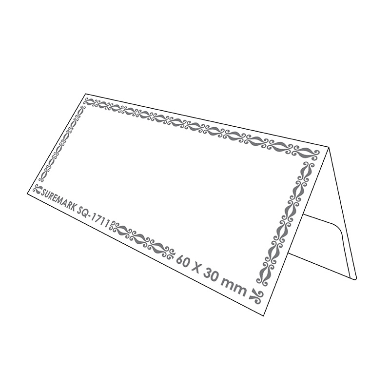 Suremark Acrylic Duo Card Stand 60x30mm SQ1711