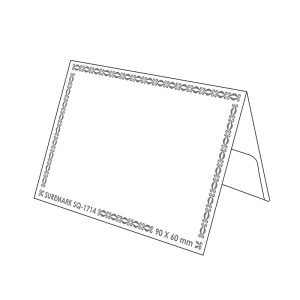 Suremark Acrylic Duo Card Stand 90x60mm SQ1714