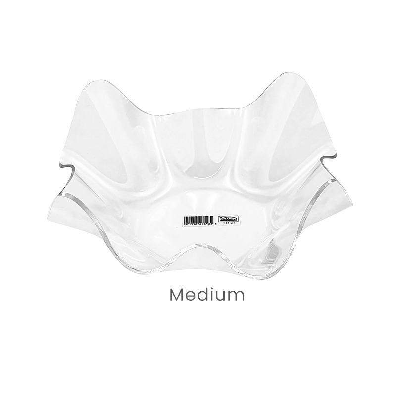 Suremark Acrylic Wave Bowl Medium SUR-AB-SQ1412