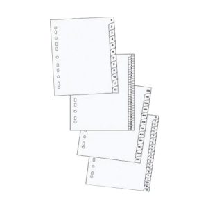 Suremark PP Index Divider Months SQ-7212