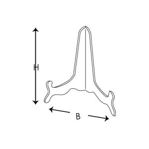 Suremark Small Acrylic Plate Stand SQ-1401