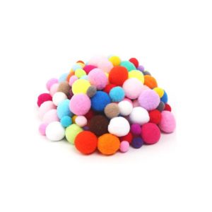 Pom Pom Ball Mix Size Assorted Colour 170s